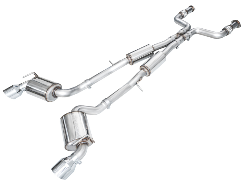 Nissan Z Performance Exhaust - AWE Tuning - Touring Edition, Dual Exit, Cat Back - Chrome Silver - `23-`27